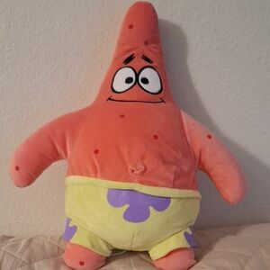 Patrick Star Plush Toy - Orange and Yellow